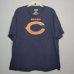 BEARS Team NFL Tean Apparel Forte 22 Navy Short Sleeve Shirt